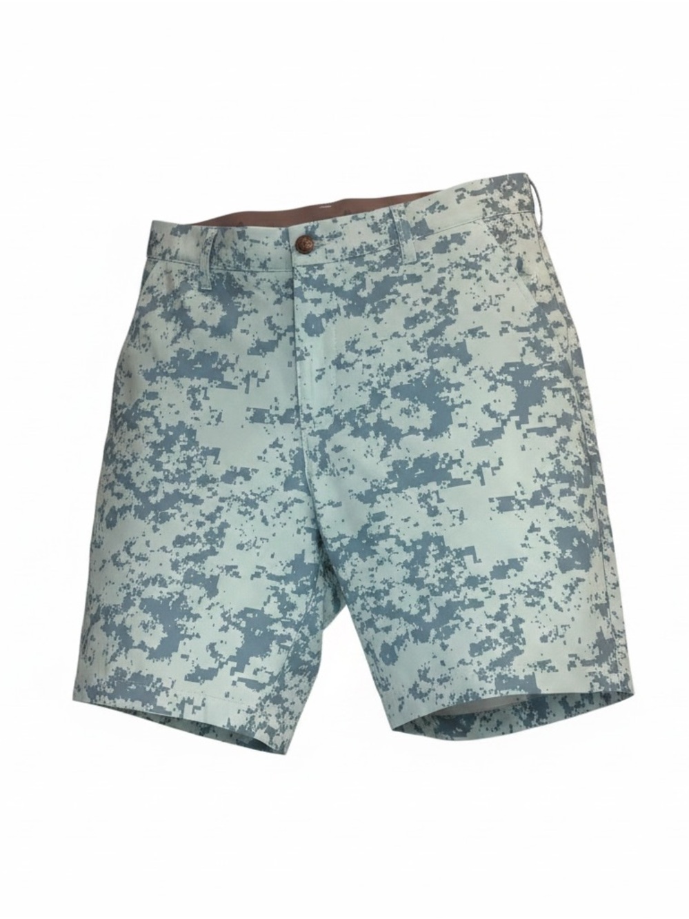 Adidas Golf Shorts Mens 32 Blue Digital Camo Primegreen GM0295 EUC Stretch